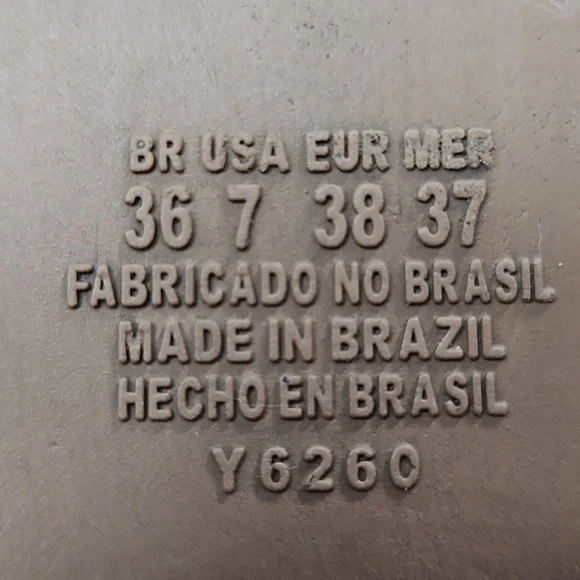 Dakota Y6791 rasteira pedraria sandal Blue Leather Sandals Size 7 - Picture 6 of 8